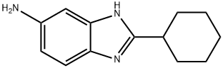 2-CYCLOHEXYL-1H-BENZOIMIDAZOL-5-YLAMINE 结构式