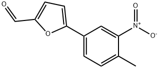 5-(4-甲基-3-硝基苯基)-2-呋喃醛 结构式