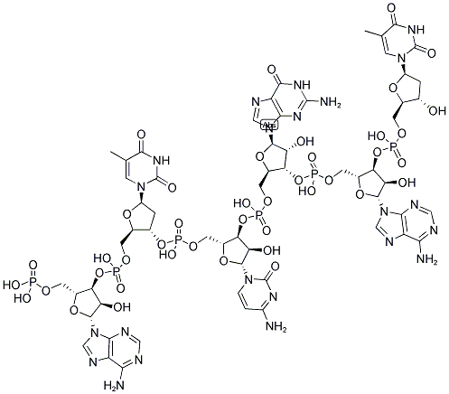 ATCGAT, 5'-PHOSPHORYLATED 结构式