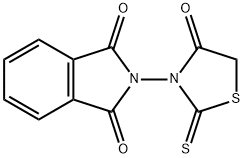 2-(4-OXO-2-THIOXO-1,3-THIAZOLAN-3-YL)-1H-ISOINDOLE-1,3(2H)-DIONE 结构式