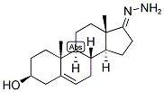 5-ANDROSTEN-3-BETA-OL-17-ONE HYDRAZONE 结构式