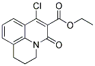 Ethyl 7-chloro-5-oxo-2,3-dihydro-1H,5H-pyrido[3,2,1-ij]quinoline-6-carboxylate 结构式