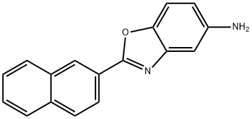 2-萘基-2-基-苯并恶唑-5-基-胺 结构式