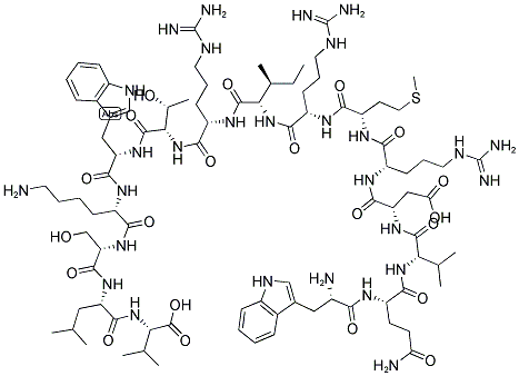 TRP-GLN-VAL-ASP-ARG-MET-ARG-ILE-ARG-THR-TRP-LYS-SER-LEU-VAL 结构式