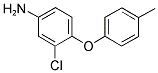 3-CHLORO-4-(4-METHYLPHENOXY)ANILINE 结构式