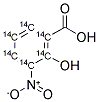 3-NITROSALICYLIC ACID [RING-14C(U)] 结构式