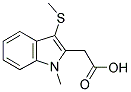 [1-METHYL-3-(METHYLSULFANYL)-1H-INDOL-2-YL]ACETIC ACID 结构式