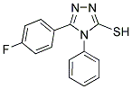 5-(4-FLUORO-PHENYL)-4-PHENYL-4H-[1,2,4]TRIAZOLE-3-THIOL 结构式