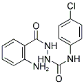 1-(2-AMINOBENZOYL)-4-(4-CHLOROPHENYL)SEMICARBAZIDE 结构式