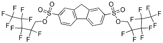 DI(2,2,3,3,4,4,5,5,5-NONAFLUOROPENTYL) 9H-FLUORENE-2,7-DISULFONATE 结构式