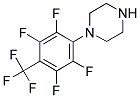 1-[2,3,5,6-TETRAFLUORO-4-(TRIFLUOROMETHYL)PHENYL]PIPERAZINE 结构式