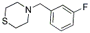 4-(3-FLUOROBENZYL)THIOMORPHOLINE 结构式