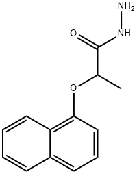 2-(1-萘氧基)丙烷肼 结构式