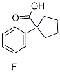 1-(3-FLUOROPHENYL)CYCLOPENTANECARBOXYLIC ACID 结构式