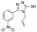 4-Allyl-5-(3-nitrophenyl)-4H-1,2,4-triazole-3-thiol 结构式