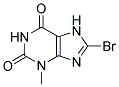 8-Bromo-3-methyl-3,7-dihydro-purine-2,6-dione 结构式