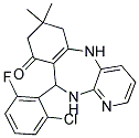 2,10,12-TRIAZA-9-(6-CHLORO-2-FLUOROPHENYL)-5,5-DIMETHYLTRICYCLO[9.4.0.0(3,8)]PENTADECA-1(15),3(8),11(12),13-TETRAEN-7-ONE 结构式