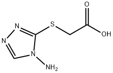 (4-氨基-4H-[1,2,4]三唑-3-基硫基)-乙酸 结构式