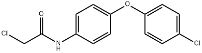 2-氯-N-[4-(4-氯苯氧基)苯基]乙酰胺 结构式