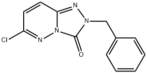 2-BENZYL-6-CHLORO[1,2,4]TRIAZOLO[4,3-B]PYRIDAZIN-3(2H)-ONE 结构式