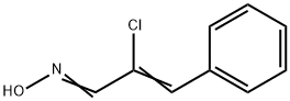 2-CHLORO-3-PHENYLACRYLALDEHYDE OXIME 结构式