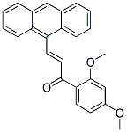 3-(9-ANTHRYL)-1-(2,4-DIMETHOXYPHENYL)PROP-2-EN-1-ONE 结构式