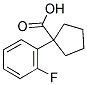 1-(2-FLUOROPHENYL)CYCLOPENTANECARBOXYLIC ACID 结构式