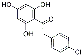 2(4'-CHLOROPHENYL)-2',4',6'-TRIHYDROXYACETOPHENONE 结构式