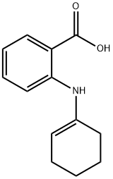 2-(环己-1-烯-1-基氨基)苯甲酸 结构式