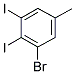 1-bromo-2,3-diiodo-5-methylbenzene 结构式