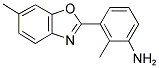 2-METHYL-3-(6-METHYL-BENZOOXAZOL-2-YL)-PHENYLAMINE 结构式