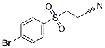 3-[(4-BROMOPHENYL)SULFONYL]PROPANENITRILE 结构式