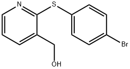 {2-[(4-BROMOPHENYL)SULFANYL]-3-PYRIDINYL}METHANOL 结构式