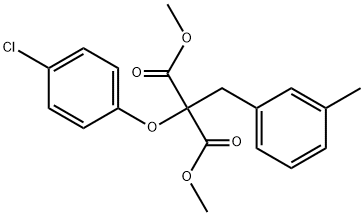 DIMETHYL 2-(4-CHLOROPHENOXY)-2-(3-METHYLBENZYL)MALONATE