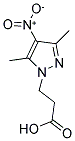 3-(3,5-DIMETHYL-4-NITRO-PYRAZOL-1-YL)-PROPIONIC ACID 结构式