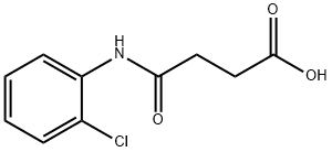 4-[(2-CHLOROPHENYL)AMINO]-4-OXOBUTANOIC ACID 结构式