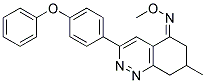 1-(5-(AZAMETHOXYMETHYLENE)-7-METHYL(6,7,8-TRIHYDROCINNOLIN-3-YL))-4-PHENOXYBENZENE 结构式