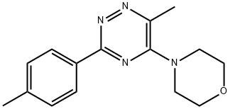 6-METHYL-3-(4-METHYLPHENYL)-5-MORPHOLINO-1,2,4-TRIAZINE 结构式