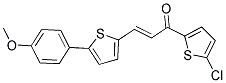 1-(5-CHLORO-2-THIENYL)-3-[5-(4-METHOXYPHENYL)-2-THIENYL]PROP-2-EN-1-ONE 结构式