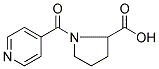 1-ISONICOTINOYLPYRROLIDINE-2-CARBOXYLIC ACID 结构式