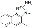 2-AMINO-3,4-DIMETHYL-3H-IMIDAZO[4,5-F]QUINOLINE-2-14C 结构式