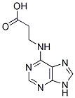 3-(9H-PURIN-6-YLAMINO)-PROPIONIC ACID 结构式