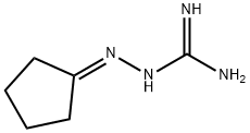 2-亚环戊基肼甲脒 结构式