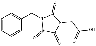 2-(3-BENZYL-2,4,5-TRIOXO-1-IMIDAZOLIDINYL)ACETIC ACID 结构式