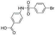 4-(4-BROMO-BENZENESULFONYLAMINO)-BENZOIC ACID 结构式