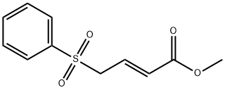 METHYL 4-(PHENYLSULFONYL)-2-BUTENOATE 结构式