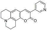 2,3,5,6-1H,4H-Tetrahydro-9-(3-pyridyl)quinolizino[9,9a,1-gh]coumarin 结构式