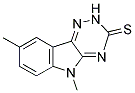 5,8-DIMETHYL-2,5-DIHYDRO-3H-[1,2,4]TRIAZINO[5,6-B]INDOLE-3-THIONE 结构式