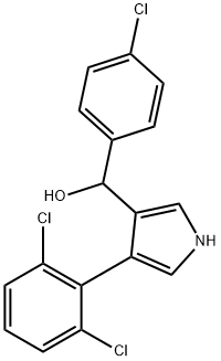(4-CHLOROPHENYL)[4-(2,6-DICHLOROPHENYL)-1H-PYRROL-3-YL]METHANOL 结构式