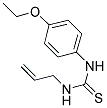 N-ALLYL-N'-(4-ETHOXYPHENYL)THIOUREA 结构式